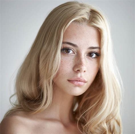 Blonde With Brown Eyes