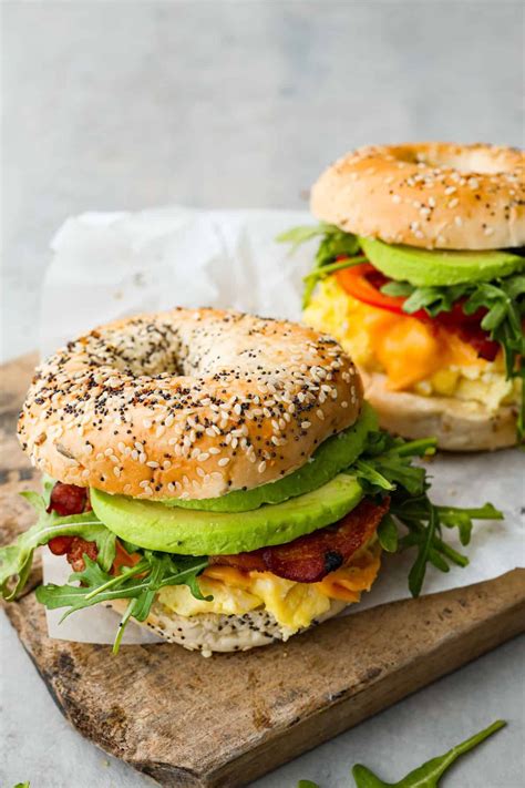 Breakfast Bagel Ideas
