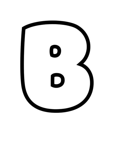Bubble Letters B