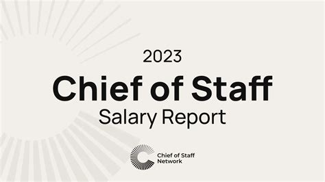 Chief Of Staff Salary