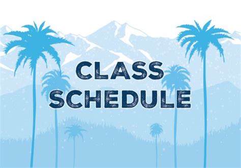 Class Schedule Csusb