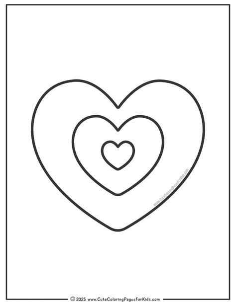 Coloring Heart Pages