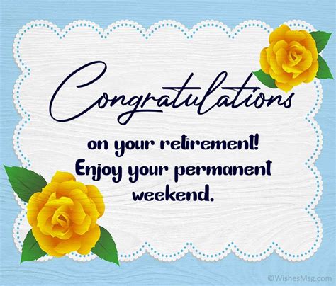 Congratulations On Your Retirement