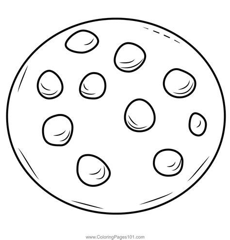 Cookie Coloring Page