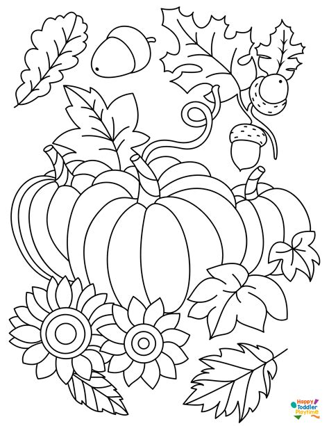 Fall Coloring Sheets