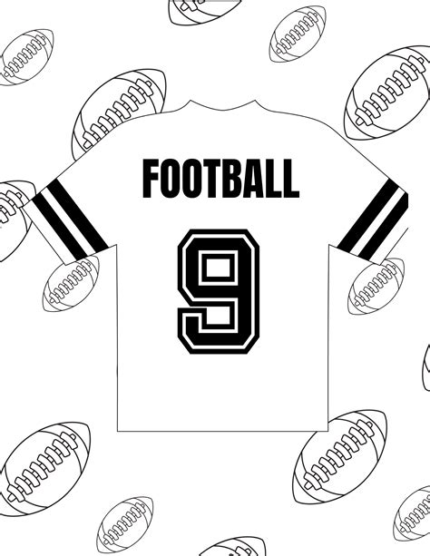 Football Coloring Sheets
