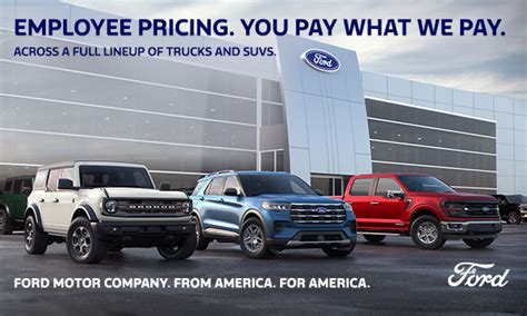 Ford Employee Pricing Vehicles