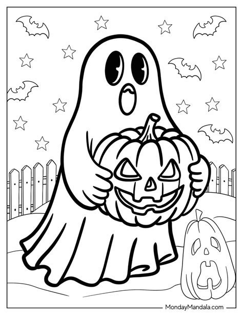 Ghost Coloring Sheet