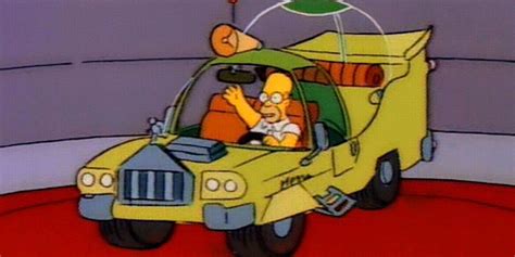 Homer In Car