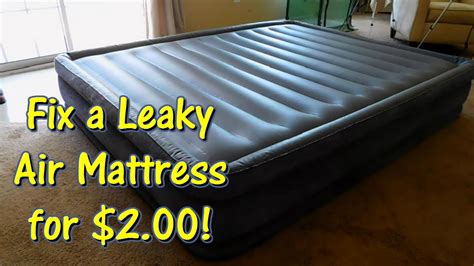 How To Find Air Leak In Inflatable Mattress