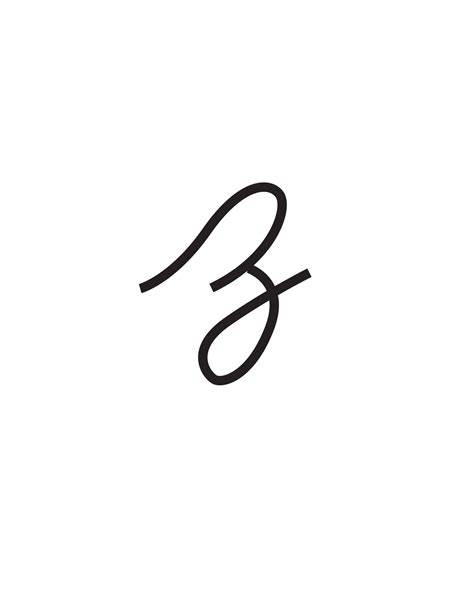 Lower Case Cursive Z