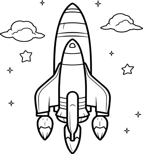 Rocket Coloring Pages