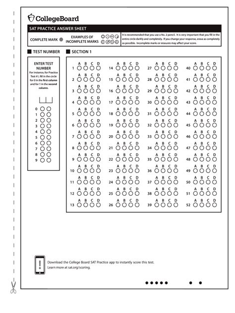 Sat 2025 Answer Sheet