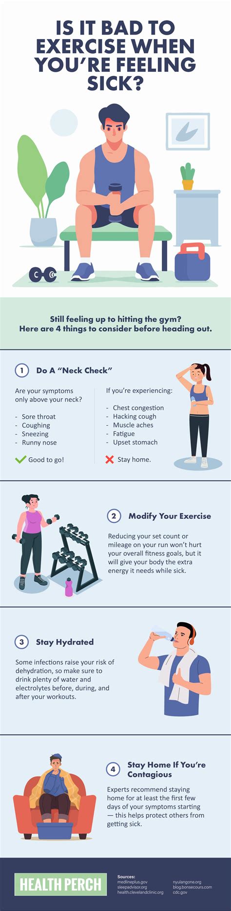 Should U Workout When Sick