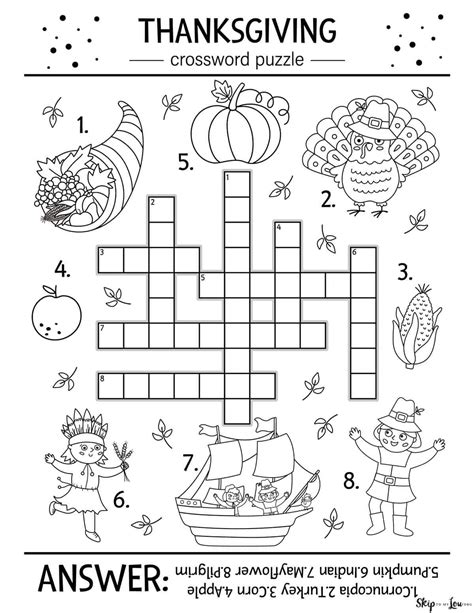 Thanksgiving Activity Sheet