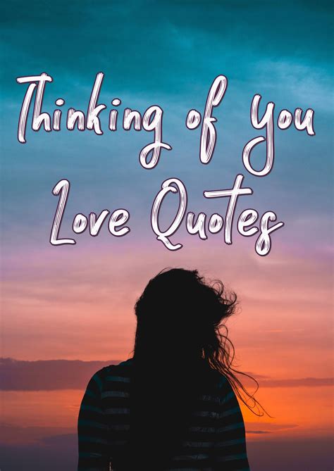 Thinking About You Quotes