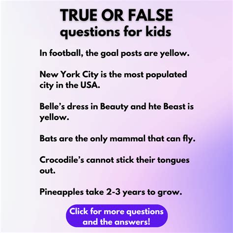 True False Examples