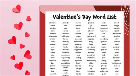 Valentine Day Keywords