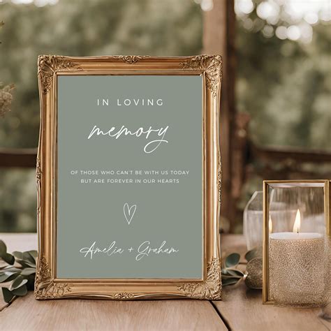 Wedding Memorial Sign